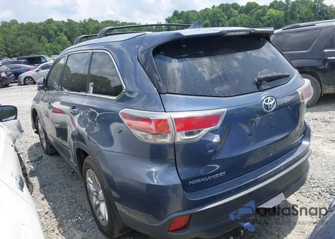 2014 Toyota Highlander Limited Platinum V6 z USA, uszkodzony, nr VIN 5TDDKRFH0ES065660